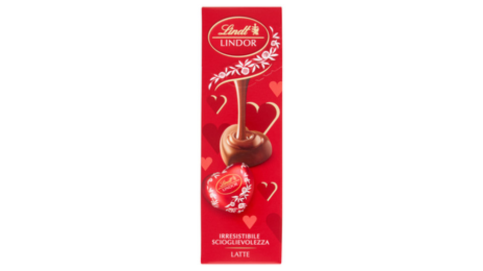 Lindt Lindor cioccolatini cuore cioccolato al latte san Valentino 41 g
