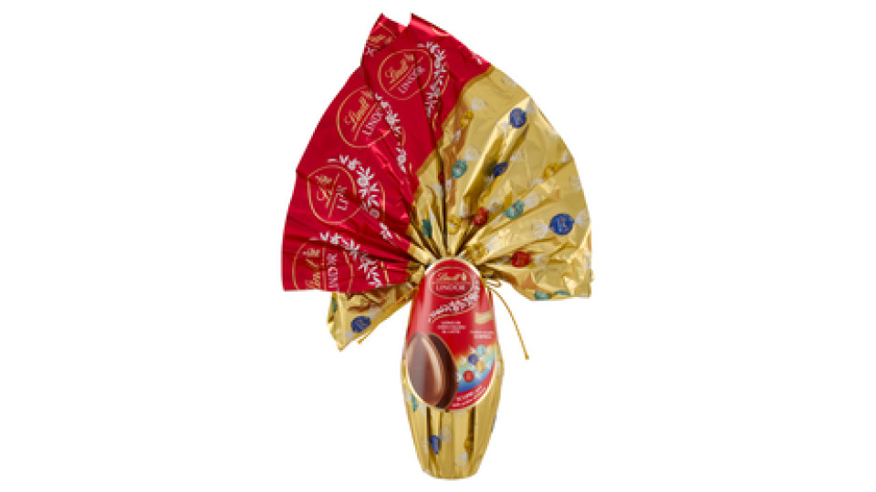 Lindt Lindor Uova di cioccolato Pasqua Cioccolato al latte con boules assortite 320 g