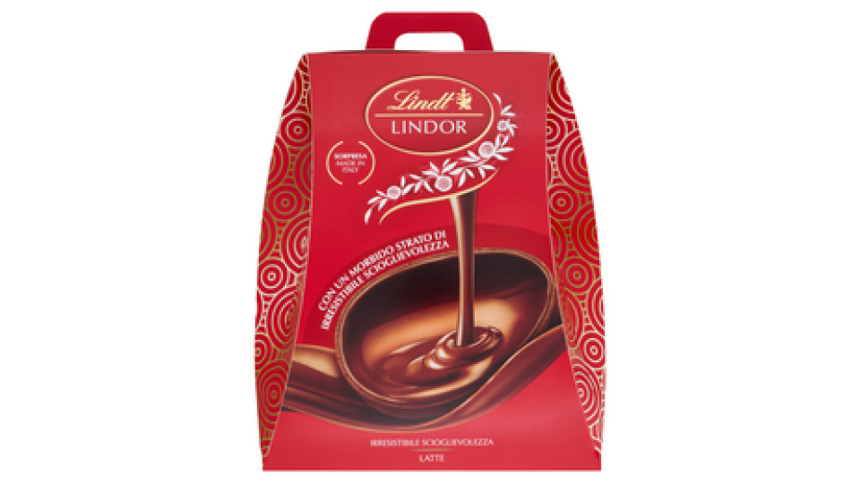 Lindt Lindor Uova di cioccolato Pasqua Cioccolato al latte doppio strato 360 g