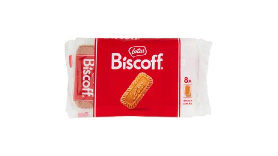 Lotus Biscoff 8 snack packs 124 g