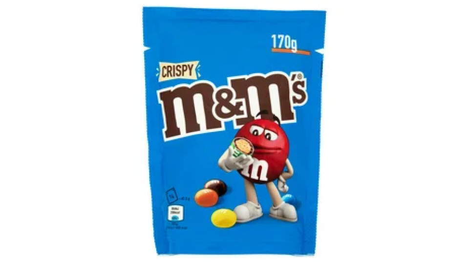 M&M's Snack Crispy Confetti al Cioccolato con Riso Soffiato 170 g