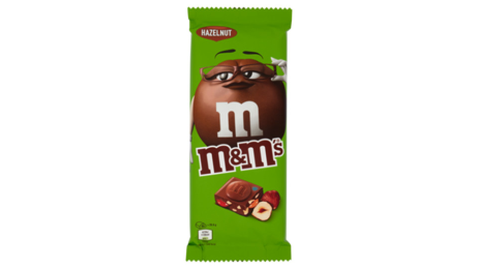 M&M's Tavoletta Hazelnut al Cioccolato con Nocciole 165 g