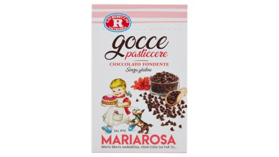 Mariarosa Gocce pasticcere Cioccolato Fondente 125 g
