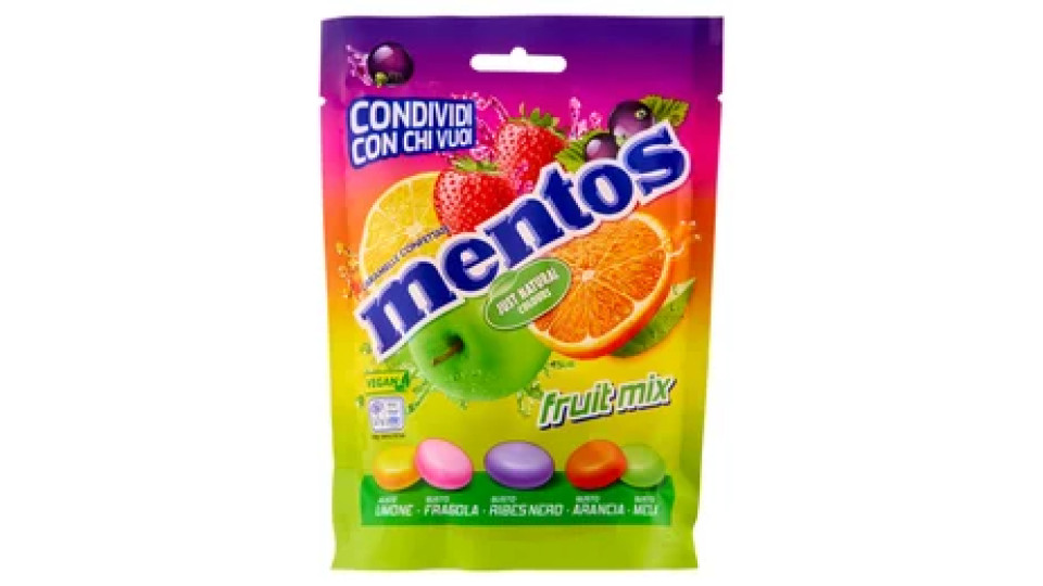 mentos fruit mix Caramelle Confettate 160 g