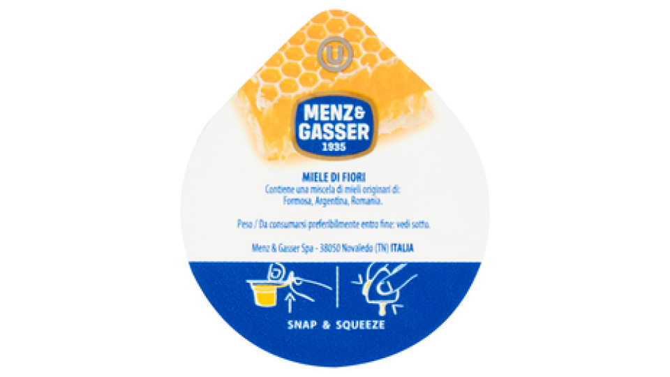 Menz & Gasser Snap & Squeeze Miele di Fiori 100 x 20 g