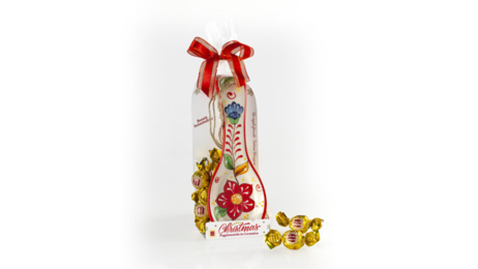 Merry Christmas con praline di cioccolato al latte/ fondente 100g