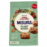 Misura Naturìcca Biscotti Avena e Dattero Plant Based 260 g