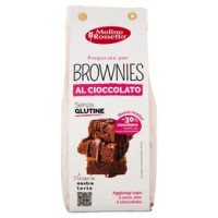 Molino Rossetto Preparato per Brownies al Cioccolato Senza Glutine 300 g