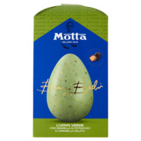 Motta l'Uovo Verde con Granella di Pistacchio e Caramello Salato 220 g
