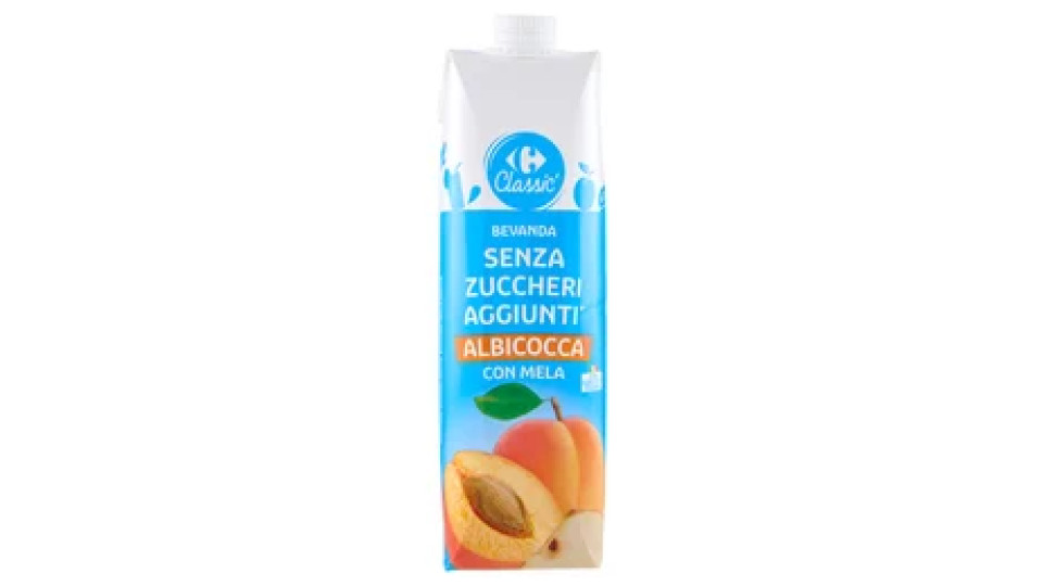 Carrefour Classic Bevanda Senza Zuccheri Aggiunti* Albicocca con Mela 1 L