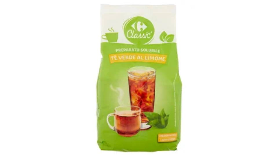 Carrefour Classic Preparato Solubile Tè Verde al Limone 1000 g