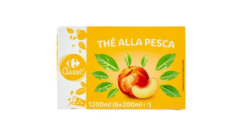 Carrefour Classic Thé alla Pesca 6 x 200 ml