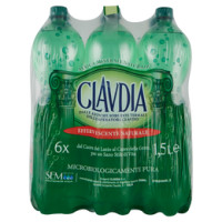 Clavdia Effervescente Naturale 6 x 1,5 L
