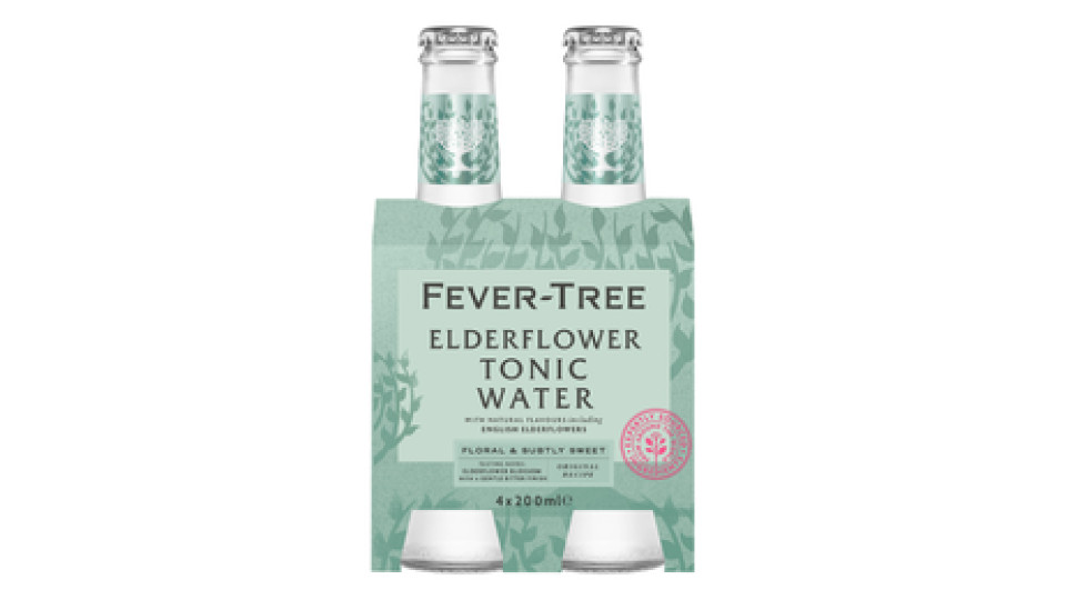 Fever Tree, Elderflower Tonic Water 4x20 cl