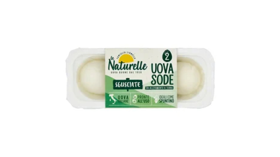 le Naturelle 2 Uova Sode Sgusciate 80 g