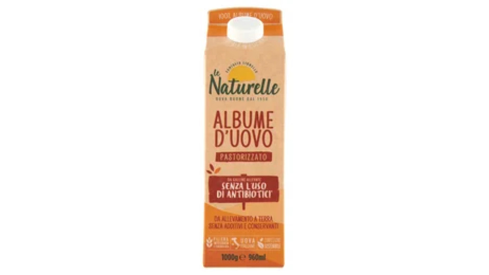 le Naturelle Albume d'Uovo Pastorizzato 1000 g