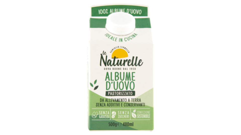 le Naturelle Albume d'Uovo Pastorizzato 500 g