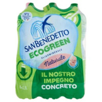 San Benedetto Acqua Naturale Benedicta Ecogreen 6 x 1,5 L