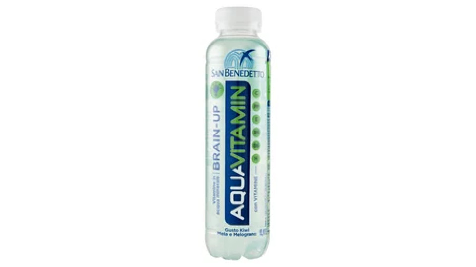 San Benedetto Aquavitamin Brain-Up Gusto Kiwi Mela Melograno 0,4 L