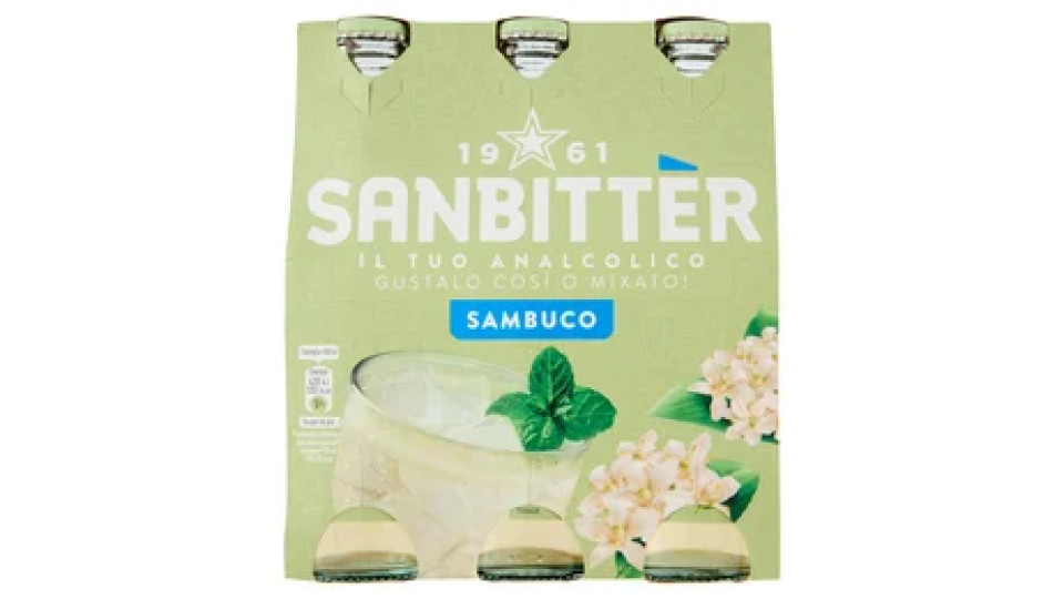 Sanbittèr Sambuco 20cl x3