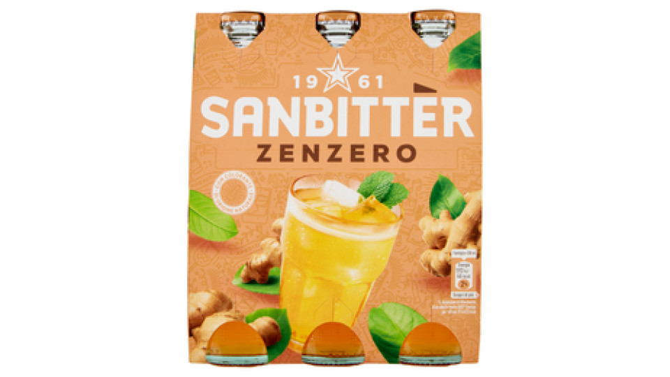 SANBITTÈR Zenzero 3x20cl