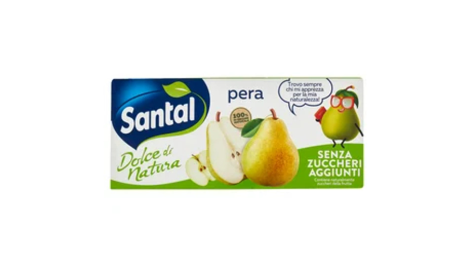 Santàl Dolce di Natura pera Senza Zuccheri Aggiunti 3 x 200 ml