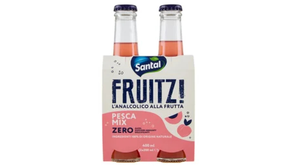 Santàl Fruitz! Pesca Mix Zero 2 x 200 ml