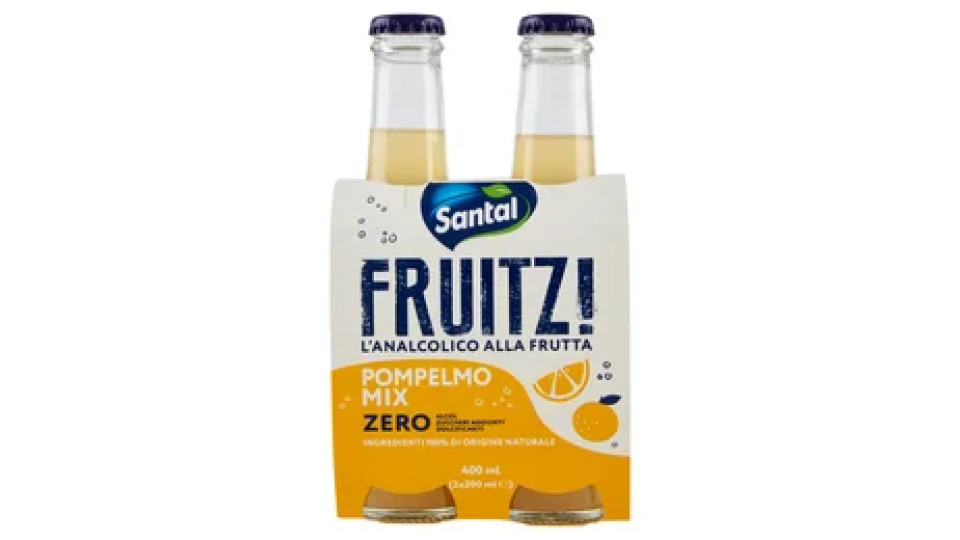 Santàl Fruitz! Pompelmo Mix Zero 2 x 200 ml