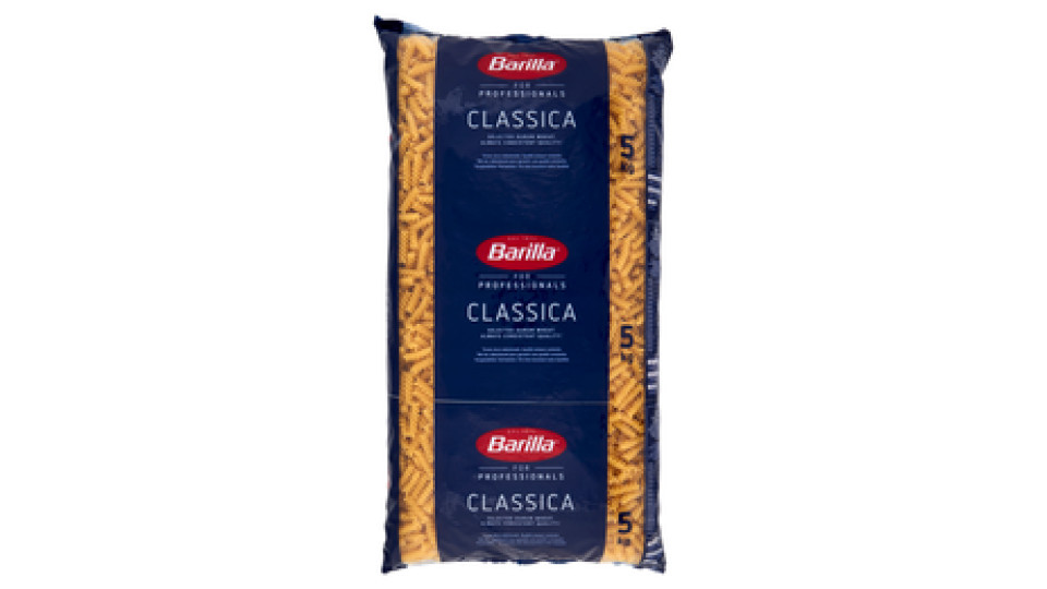 Barilla for Professionals Fusilli n°98 Pasta Classica Corta Catering Foodservice 5 kg