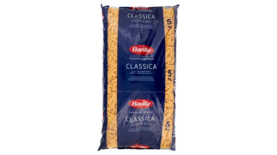 Barilla for Professionals Penne lisce Pasta classica Corta Catering Food Service 5 kg