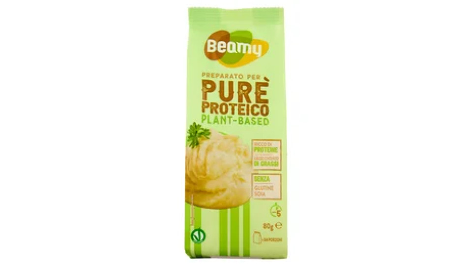 Beamy Preparato per Purè Proteico Plant-Based 80 g