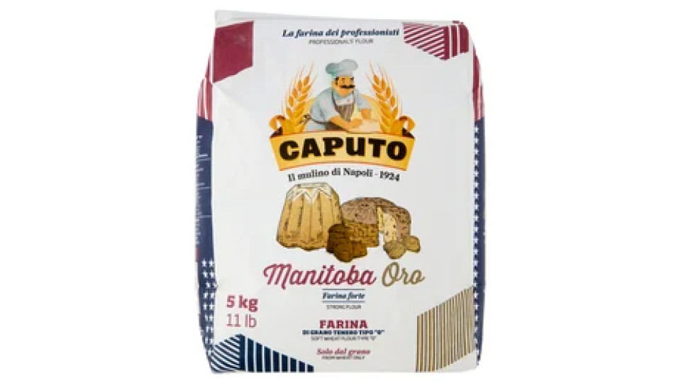 Caputo Manitoba Oro Farina di Grano Tenero Tipo "0" 5000 g