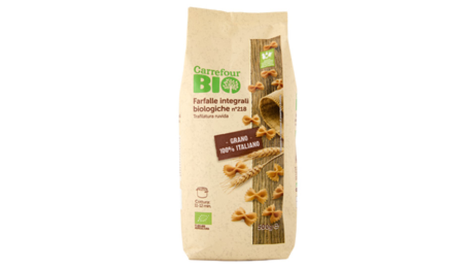 Carrefour Bio Farfalle integrali biologiche n°218 500 g