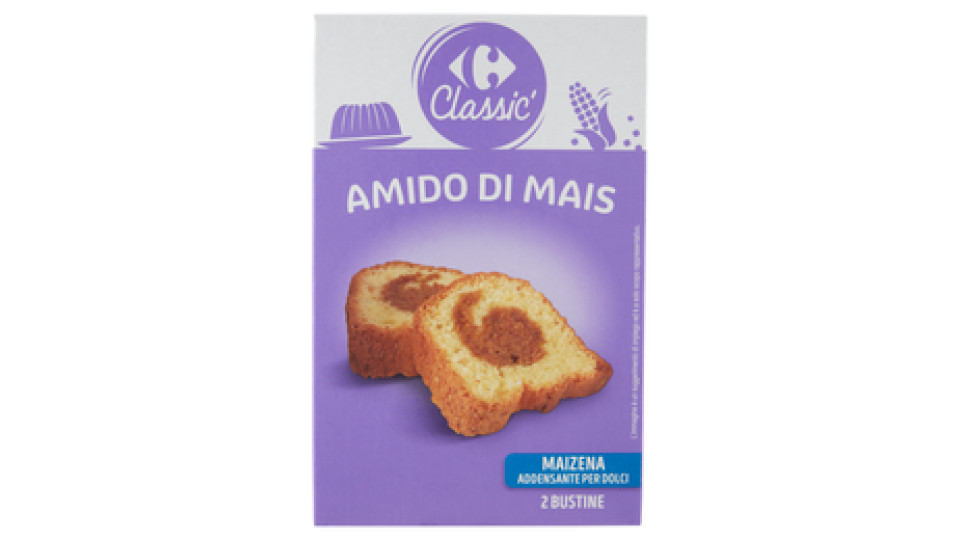 Carrefour Classic Amido di Mais 2 x 62,5 g