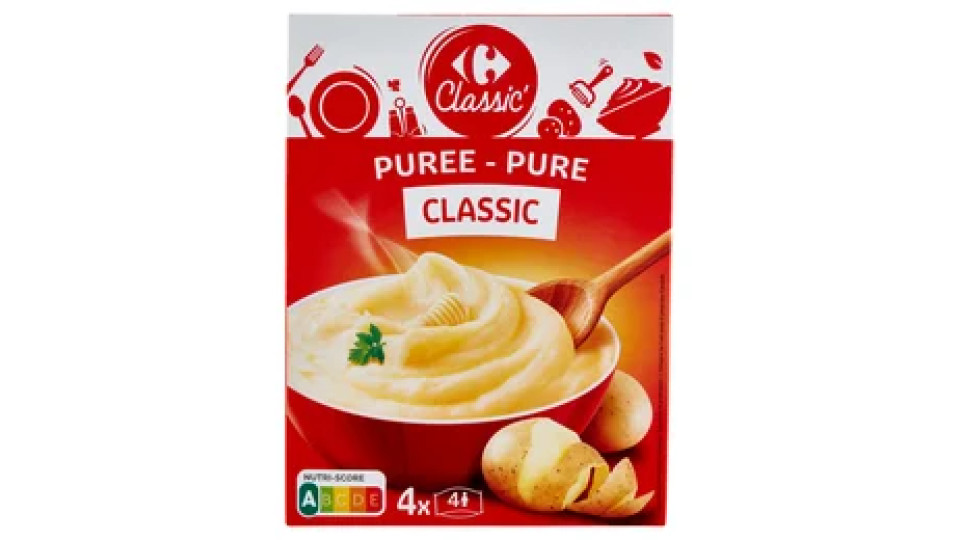 Carrefour Classic Puree Classic 4 x 125 g