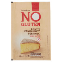 Carrefour No Gluten Lievito Vaniglinato per Dolci 3 x 16 g