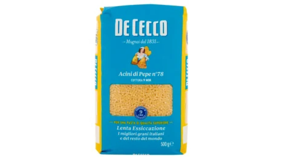 De Cecco Acini di Pepe n°78 500 g