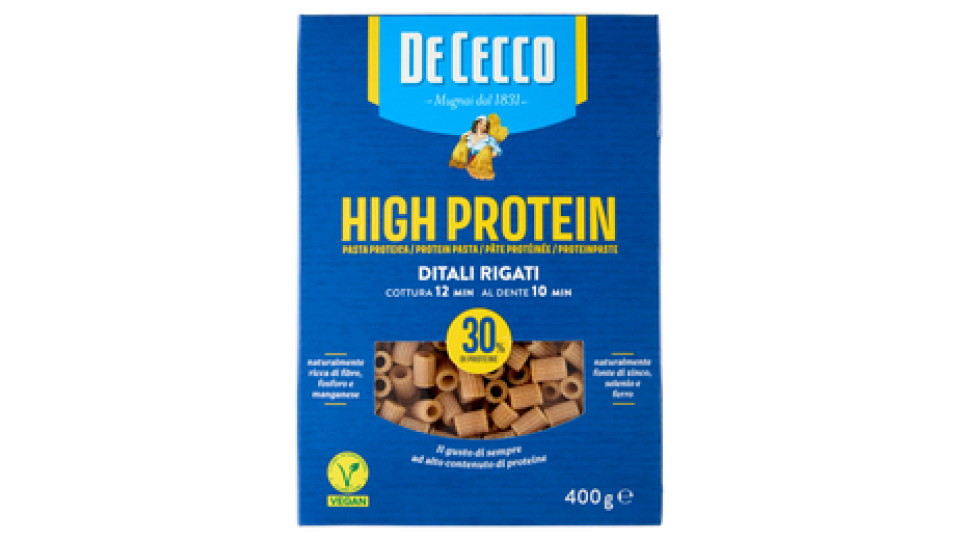 De Cecco High Protein Ditali Rigati n° 59 400 g