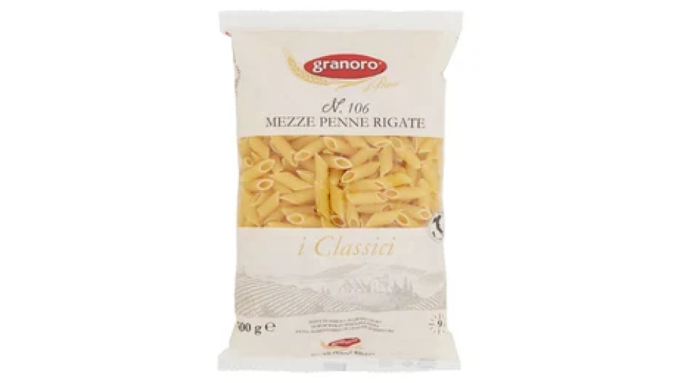 granoro i Classici N. 106 Mezze Penne Rigate 500 g