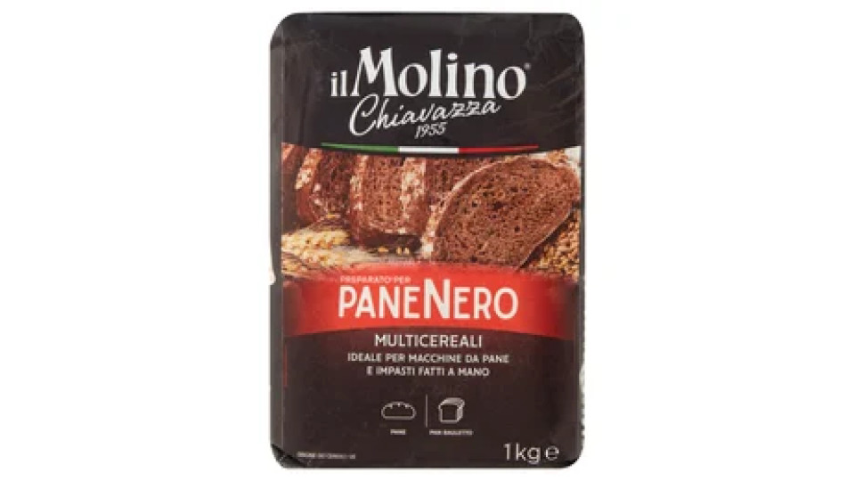 il Molino Chiavazza Preparato per PaneNero Multicereali 1 kg