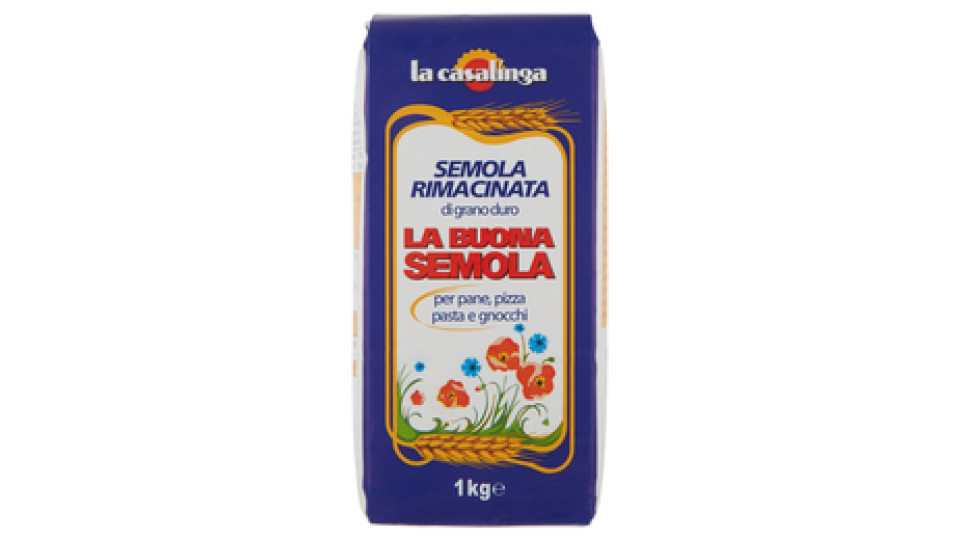 la casalínga Semola Rimacinata di grano duro La Buona Semola 1 kg