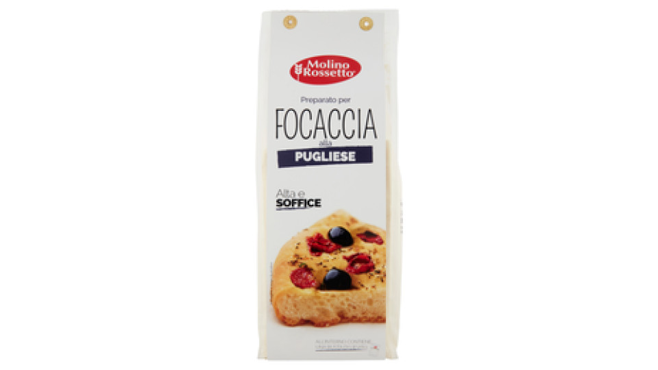 Molino Rossetto Preparato per Focaccia alla Pugliese 500 g