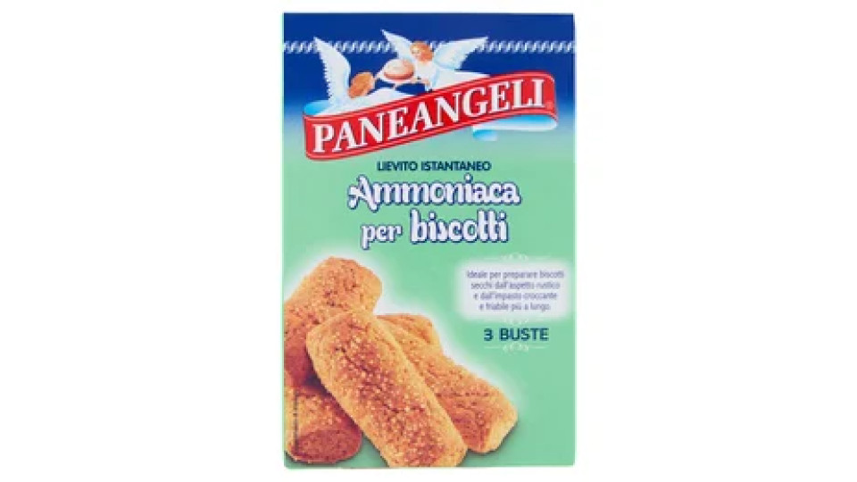 PANEANGELI Lievito Istantaneo Ammoniaca per biscotti 3 x 9 g