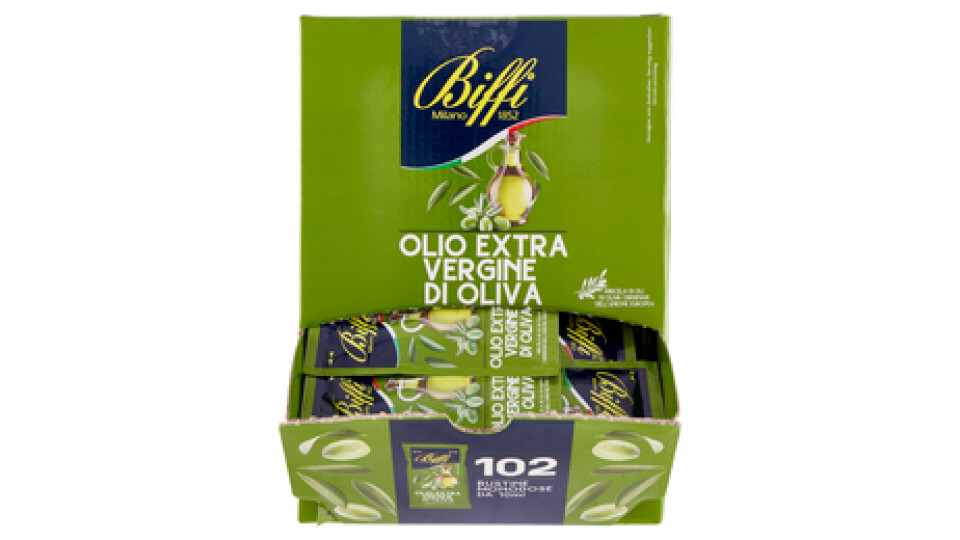 Biffi La Linea Professionale Olio Extra Vergine di Oliva Bustine 102 x 10 ml