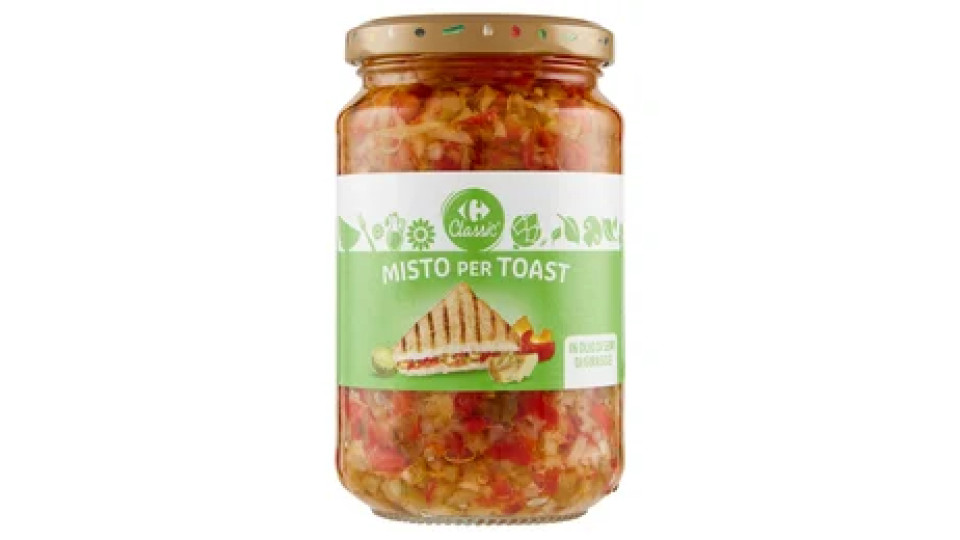 Carrefour Classic Misto per Toast in Olio di Semi di Girasole 340 g
