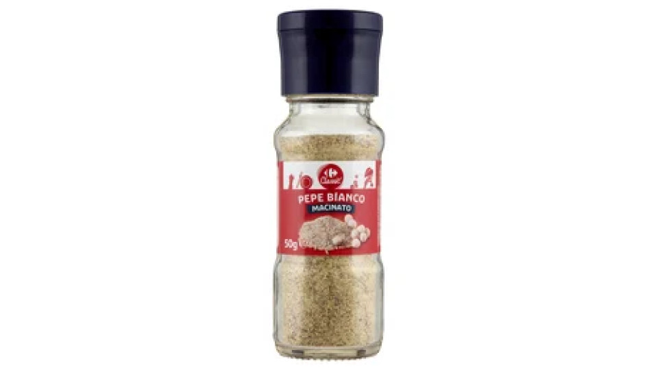 Carrefour Classic Pepe Bianco Macinato 50 g