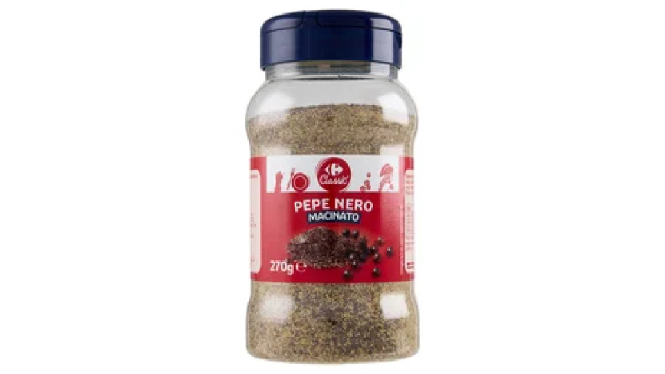 Carrefour Classic Pepe Nero Macinato 270 g