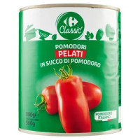 Carrefour Classic Pomodori Pelati in Succo di Pomodoro 800 g