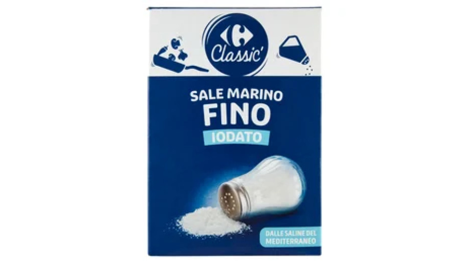 Carrefour Classic Sale Marino Fino Iodato1 kg