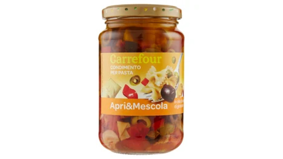 Carrefour Condimento per Pasta in olio di semi di girasole 340 g